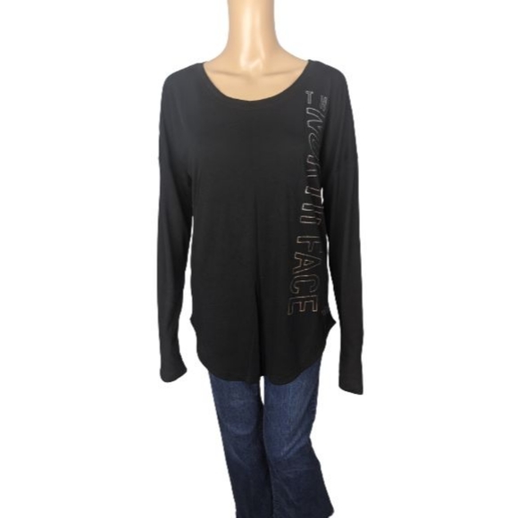 The North Face Black Train Long Sleeve Shirt S - Picture 1 of 7